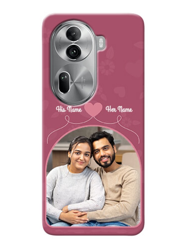 Custom Reno 11 Pro 5G mobile phone covers: Love Floral Design