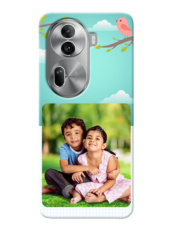 Custom Reno 11 Pro 5G phone cases online: Doodle love Design