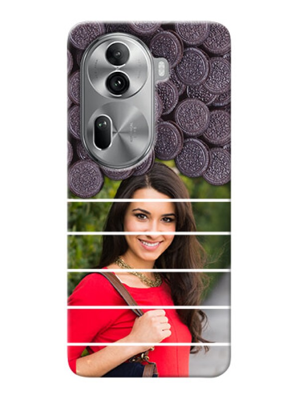 Custom Reno 11 Pro 5G Custom Mobile Covers with Oreo Biscuit Design