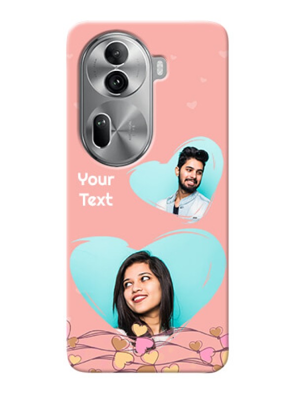 Custom Reno 11 Pro 5G customized phone cases: Love Doodle Design