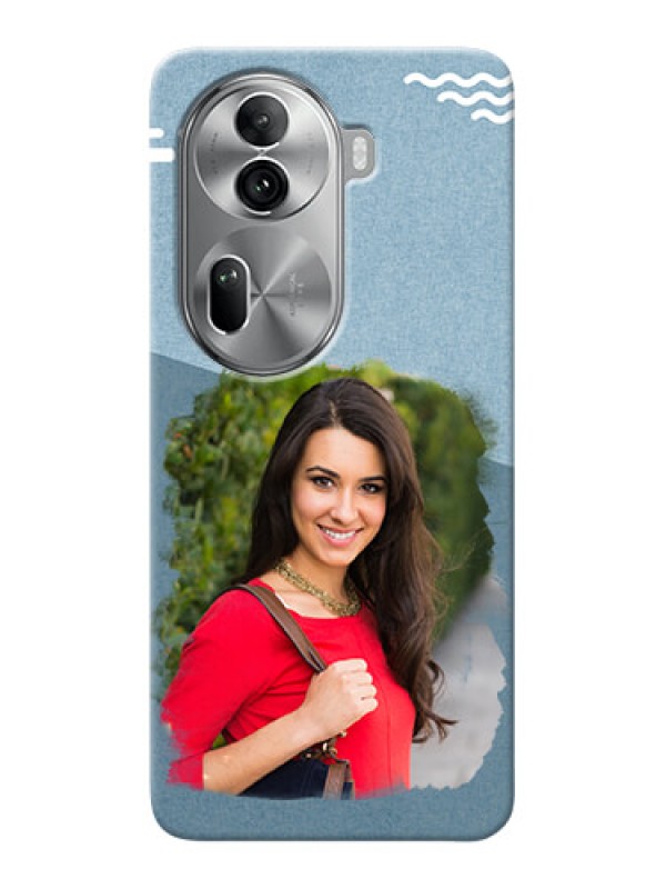 Custom Reno 11 Pro 5G custom mobile phone covers: Grunge Line Art Design