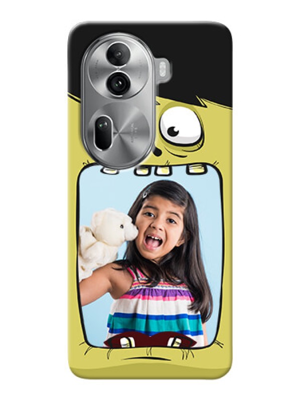 Custom Reno 11 Pro 5G Mobile Covers: Cartoon monster back case Design
