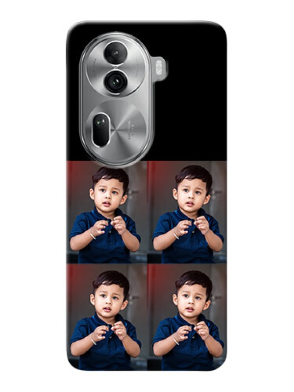 Custom Reno 11 Pro 5G 4 Image Holder on Mobile Cover