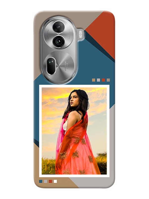 Custom Reno 11 Pro 5G Personalized Phone Case with Retro color pallet Design