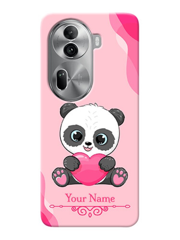 Custom Reno 11 Pro 5G Custom Mobile Case with Cute Panda Design