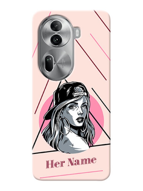 Custom Reno 11 Pro 5G Personalized Phone Case with Rockstar Girl Design