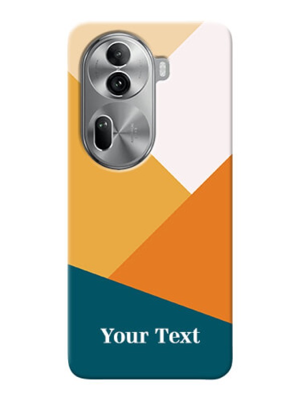Custom Reno 11 Pro 5G Personalized Phone Case with Stacked Multiwithcolour Design