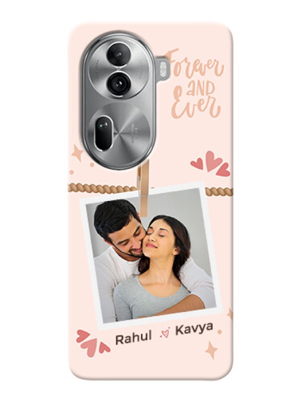 Custom Reno 11 Pro 5G Custom Phone Case with Forever and ever love Design