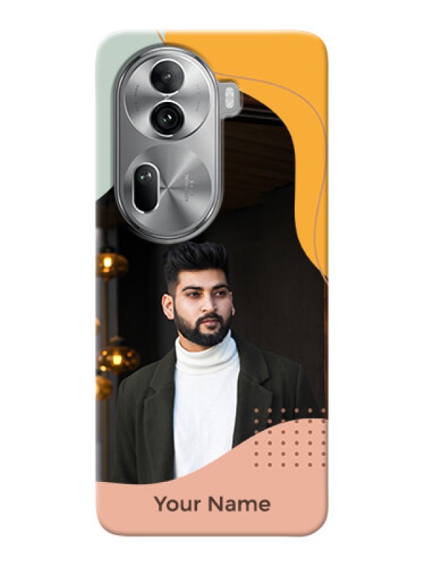 Custom Reno 11 Pro 5G Personalized Phone Case with Triwithcoloured overlay design