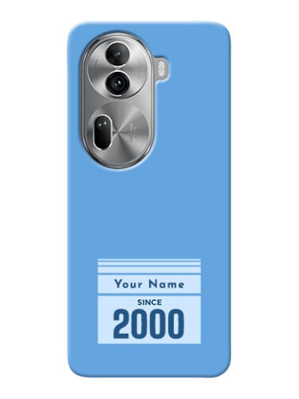 Custom Reno 11 Pro 5G Custom Mobile Case with Custom Year of birth Design