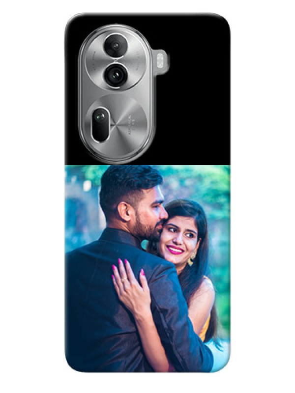 Custom Oppo Reno 11 Pro 5G Custom Hard Phone Case - Upload Full Picture With Custom Color Design