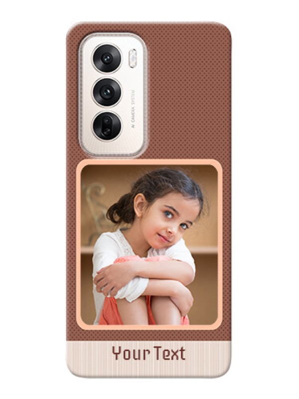 Custom Oppo Reno 12 5G Phone Covers: Simple Pic Upload Design