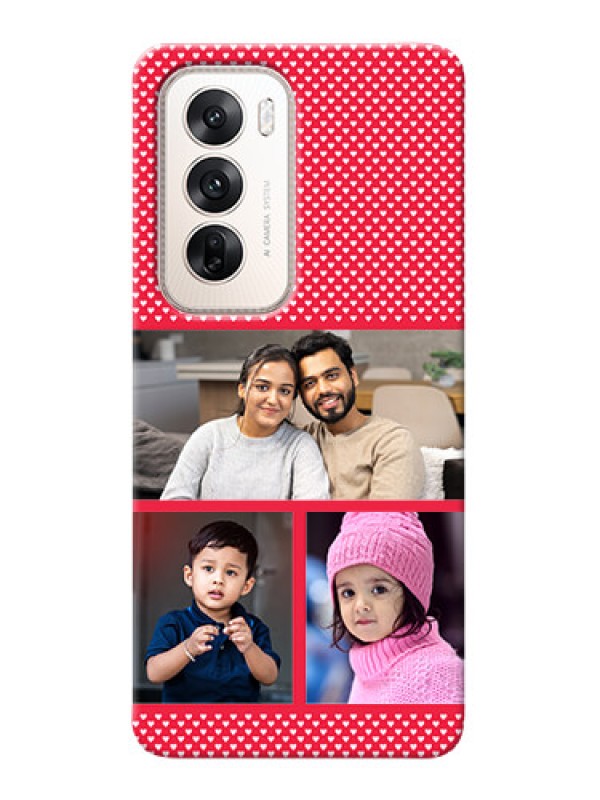 Custom Oppo Reno 12 5G mobile back covers online: Bulk Pic Upload Design