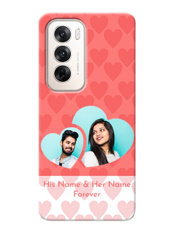 Custom Oppo Reno 12 5G personalized phone covers: Couple Pic Upload Design