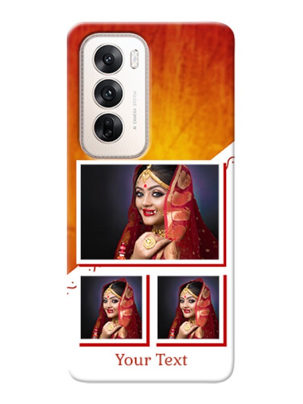 Custom Oppo Reno 12 5G Personalised Phone Cases: Wedding Memories Design