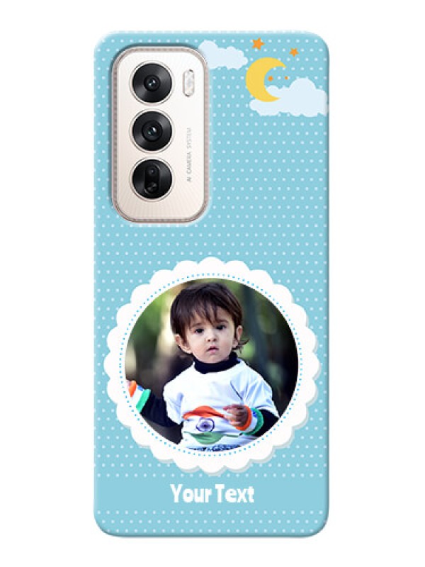 Custom Oppo Reno 12 5G mobile cases online: violet Pattern Design