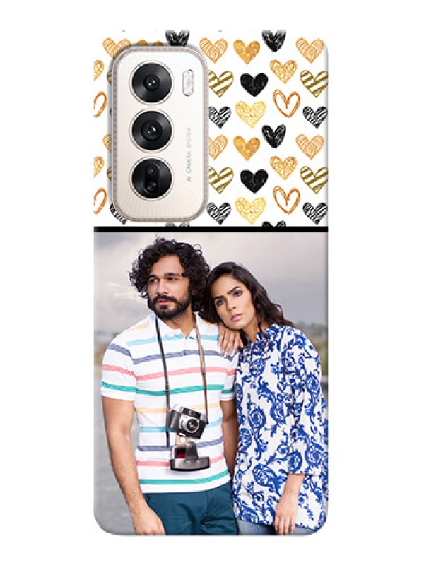 Custom Oppo Reno 12 5G Personalized Mobile Cases: Love Symbol Design