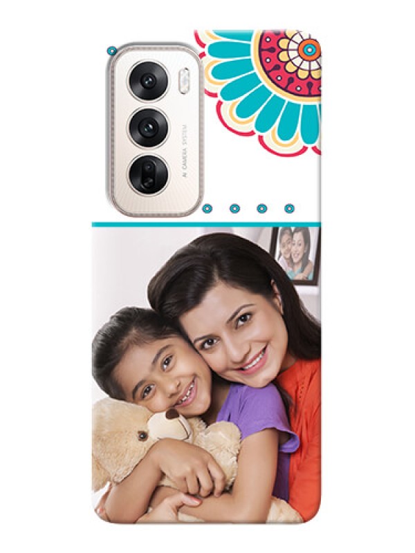 Custom Oppo Reno 12 5G custom mobile phone cases: Flower Design