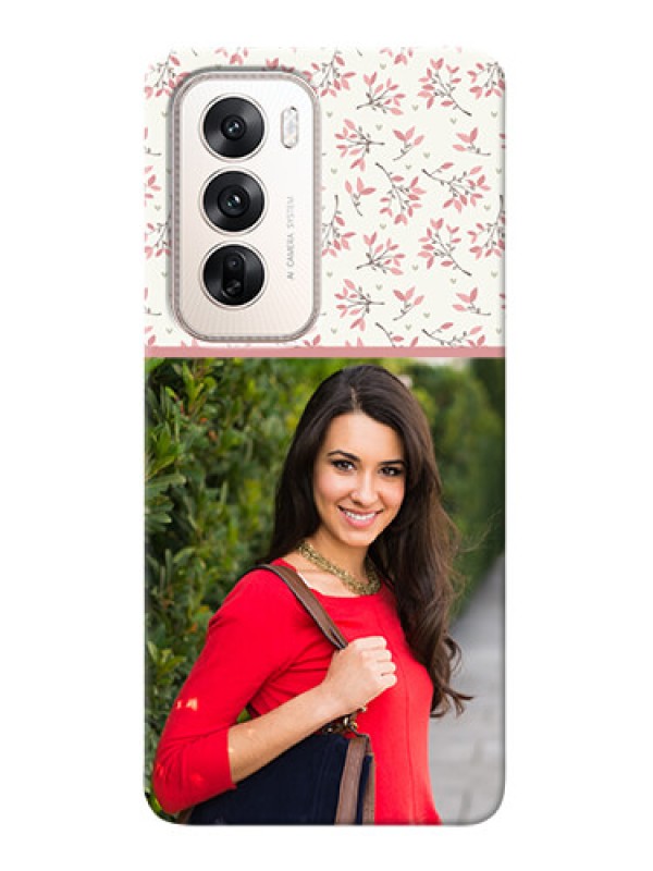 Custom Oppo Reno 12 5G Back Covers: Premium Floral Design