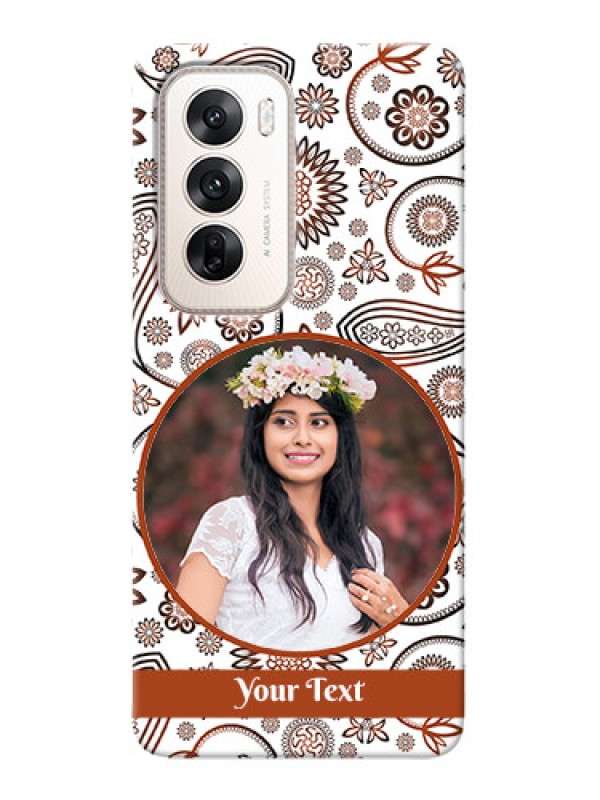 Custom Oppo Reno 12 5G phone cases online: Abstract Floral Design