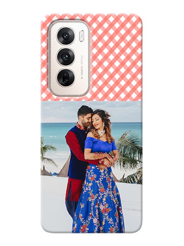 Custom Oppo Reno 12 5G custom mobile cases: Pink Pattern Design