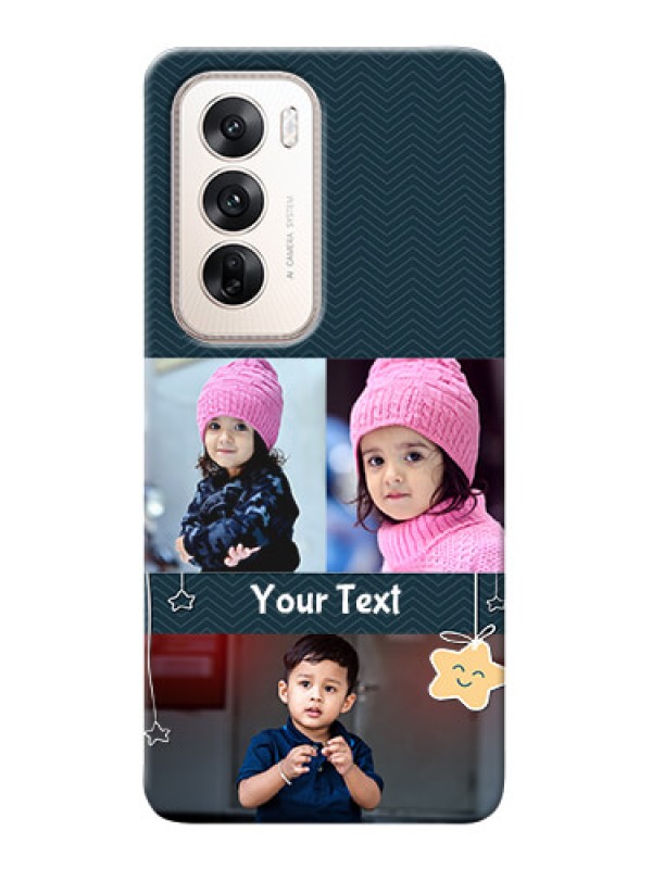 Custom Oppo Reno 12 5G Mobile Back Covers Online: Hanging Stars Design