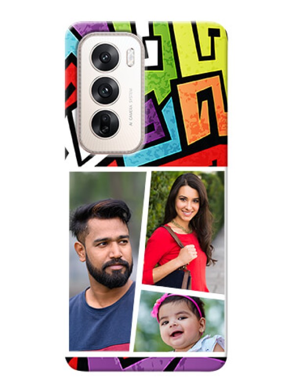 Custom Oppo Reno 12 5G Personalized Mobile Cases: graffiti pattern Design