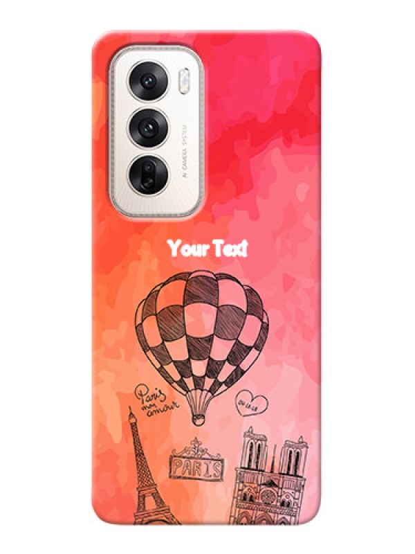 Custom Oppo Reno 12 5G Personalized Mobile Covers: Paris Theme Design