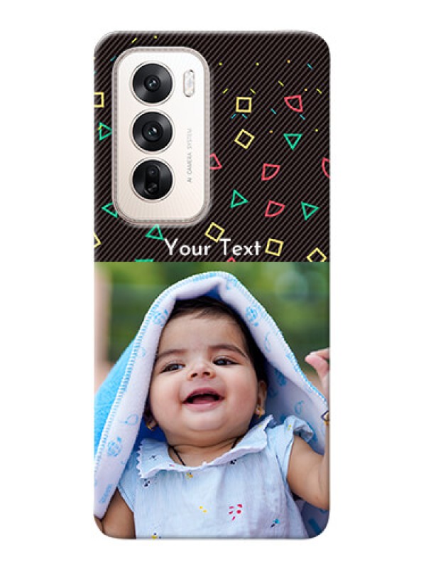 Custom Oppo Reno 12 5G custom mobile cases with confetti birthday design