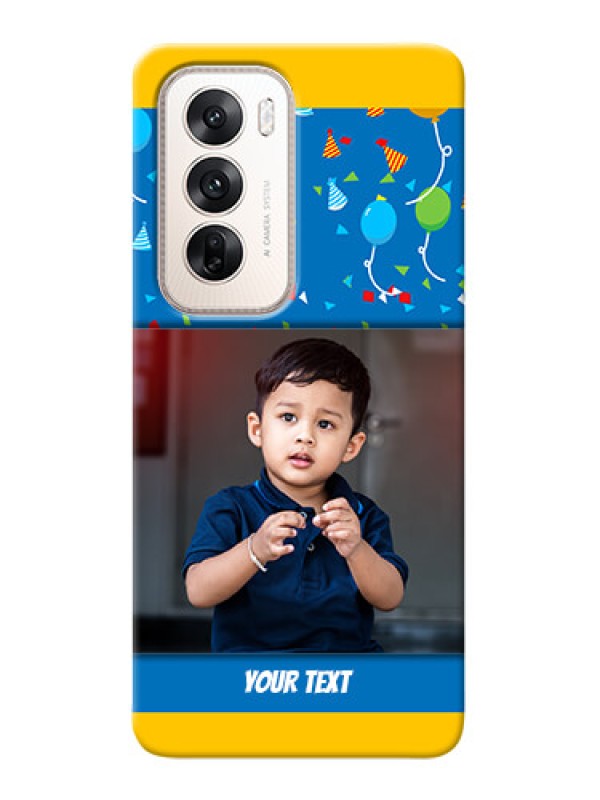 Custom Oppo Reno 12 5G Mobile Back Covers Online: Birthday Wishes Design