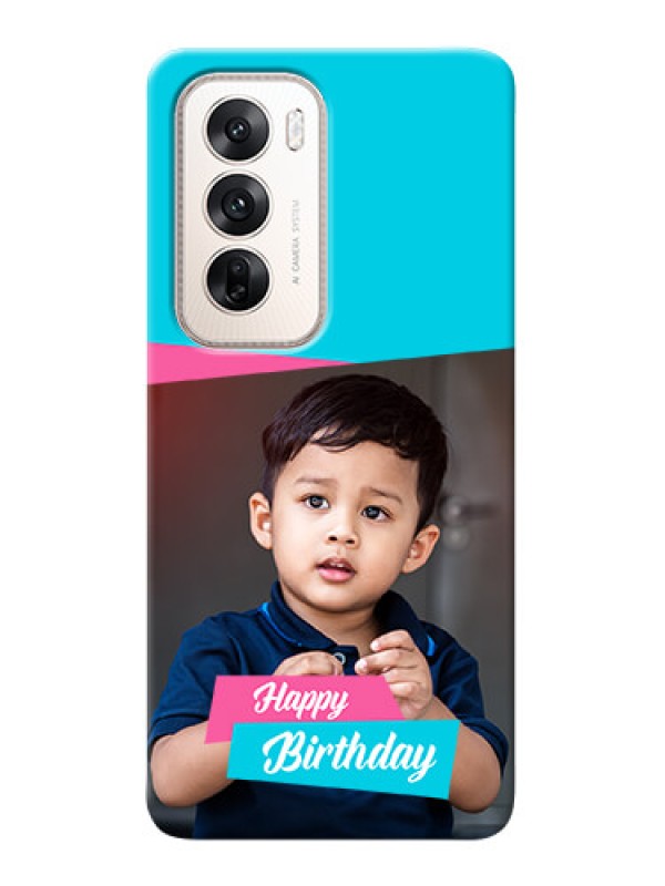 Custom Oppo Reno 12 5G Mobile Covers: Image Holder with 2 Color Design