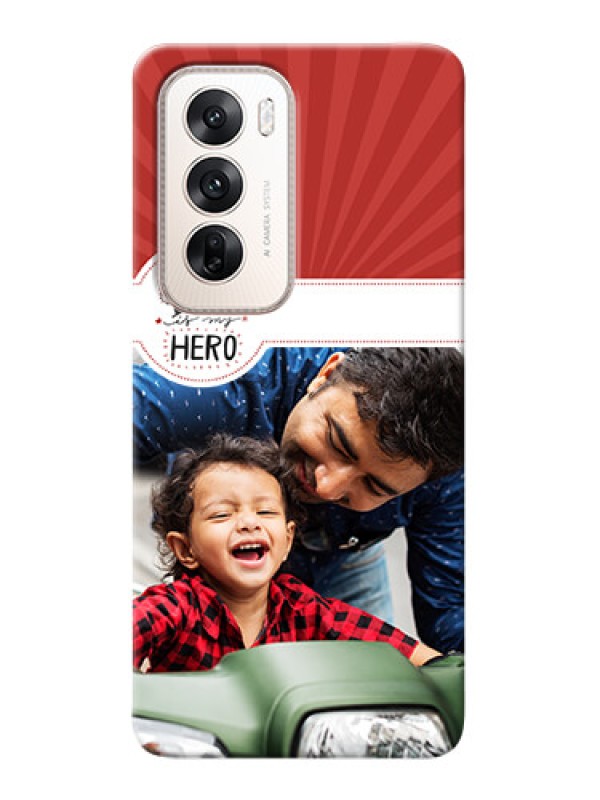 Custom Oppo Reno 12 5G custom mobile phone cases: My Dad Hero Design