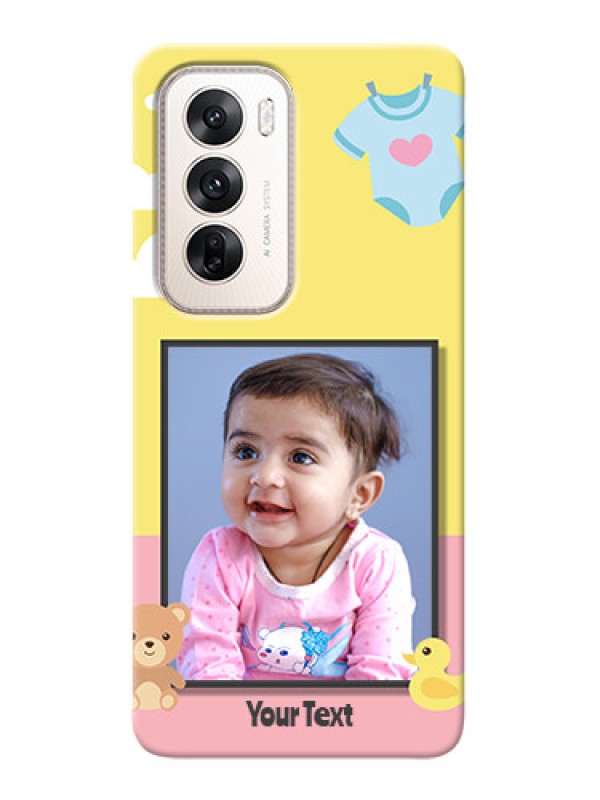 Custom Oppo Reno 12 5G Back Covers: Kids 2 Color Design