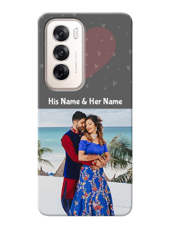 Custom Oppo Reno 12 5G Mobile Covers: Buy Love Design with Photo Online