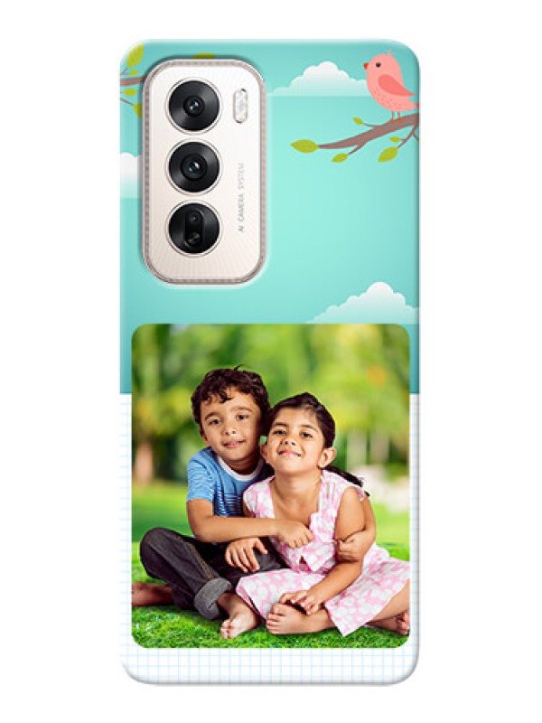 Custom Oppo Reno 12 5G phone cases online: Doodle love Design