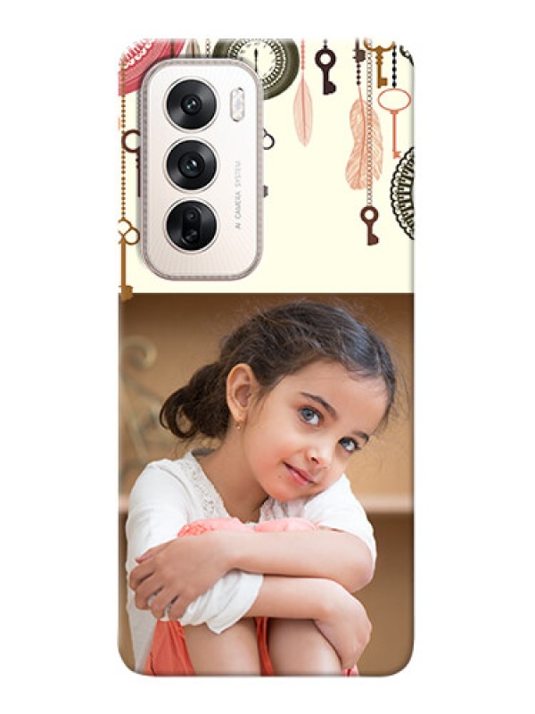 Custom Oppo Reno 12 5G Phone Back Covers: Boho Style Design