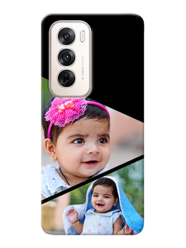 Custom Oppo Reno 12 5G mobile back covers online: Semi Cut Design