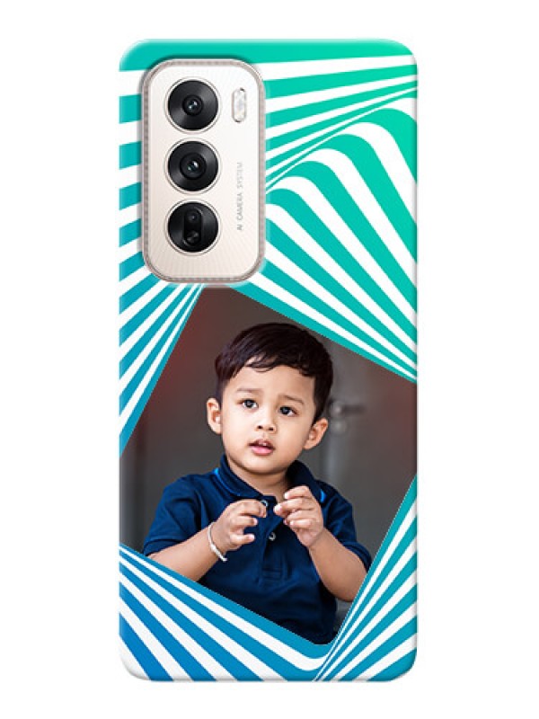 Custom Oppo Reno 12 5G Personalised Mobile Covers: Abstract Spiral Design