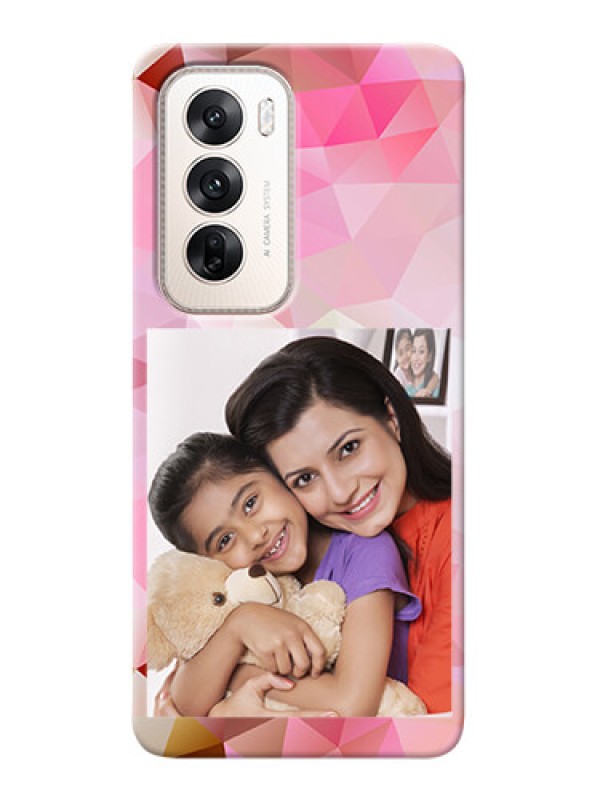 Custom Oppo Reno 12 5G Personalized Phone Covers: Abstract Triangle Design