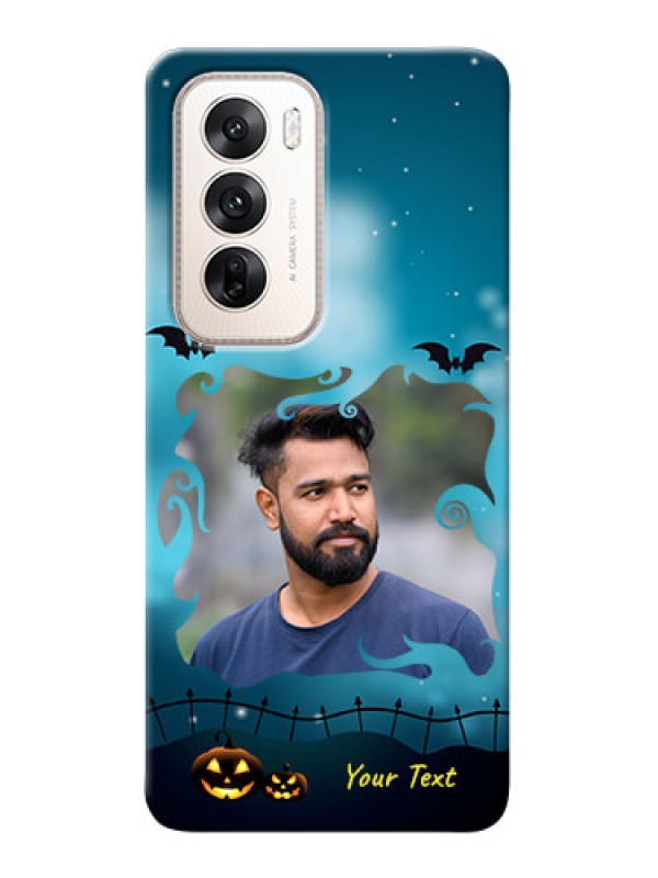 Custom Oppo Reno 12 5G Personalised Phone Cases: Halloween frame design