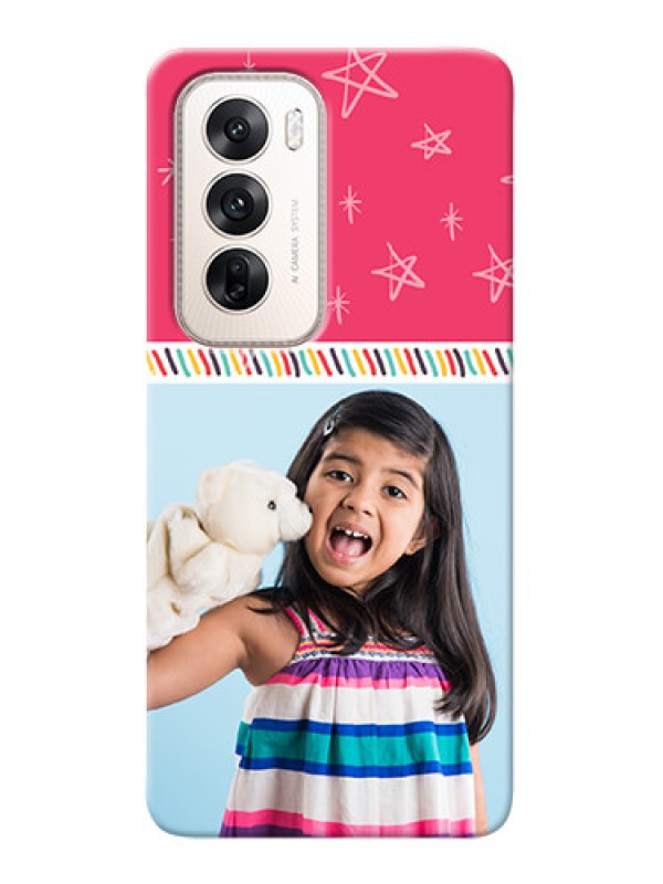 Custom Oppo Reno 12 5G Personalized Phone Cases: line art design