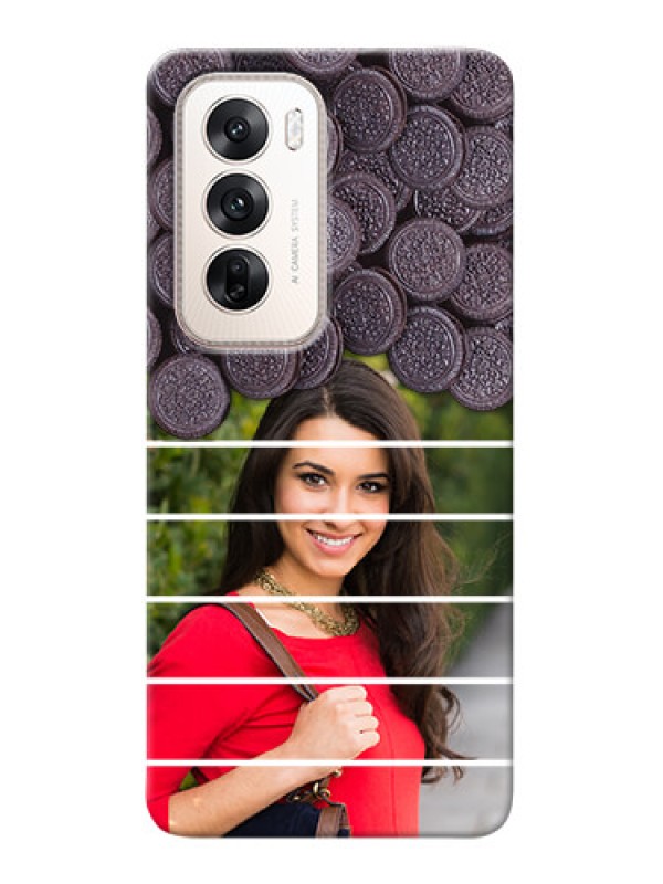 Custom Oppo Reno 12 5G Custom Mobile Covers with Oreo Biscuit Design