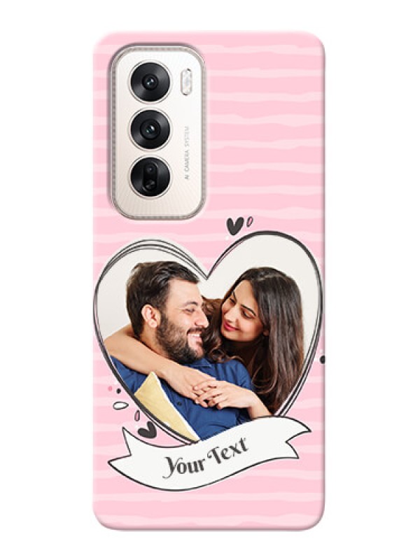 Custom Oppo Reno 12 5G custom mobile phone covers: Vintage Heart Design
