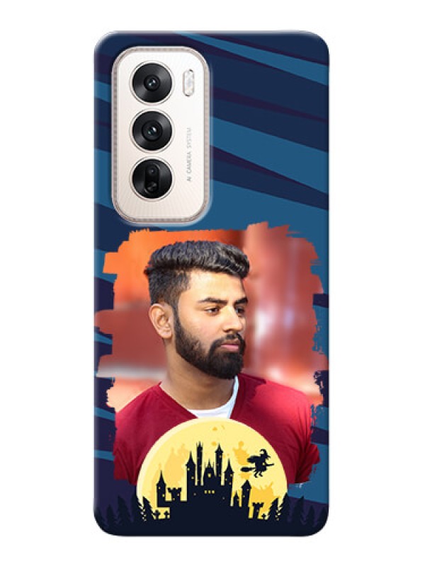 Custom Oppo Reno 12 5G Back Covers: Halloween Witch Design