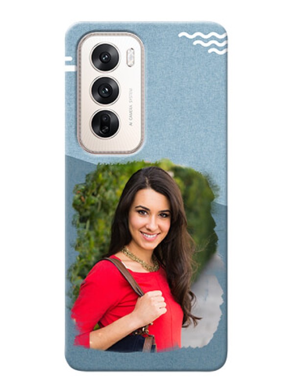 Custom Oppo Reno 12 5G custom mobile phone covers: Grunge Line Art Design