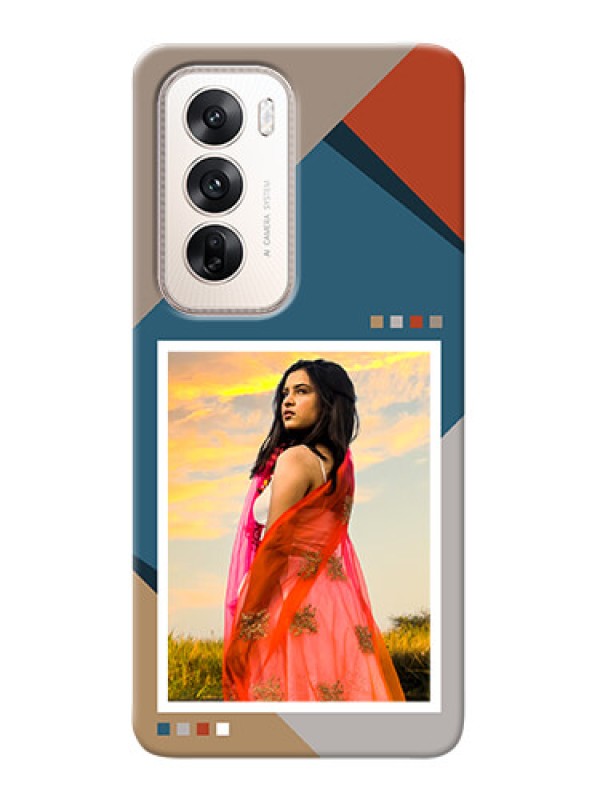 Custom Oppo Reno 12 5G Personalized Phone Case with Retro color pallet Design