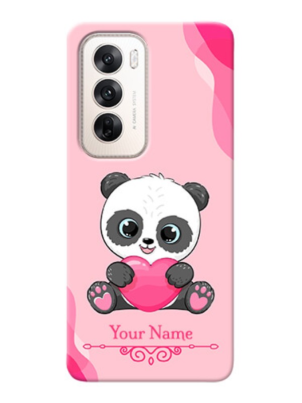 Custom Oppo Reno 12 5G Custom Mobile Case with Cute Panda Design