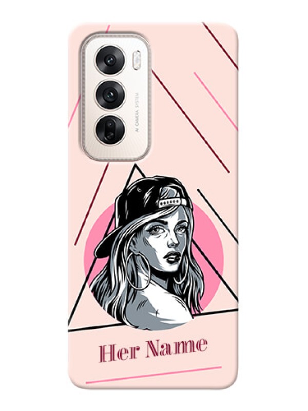 Custom Oppo Reno 12 5G Personalized Phone Case with Rockstar Girl Design