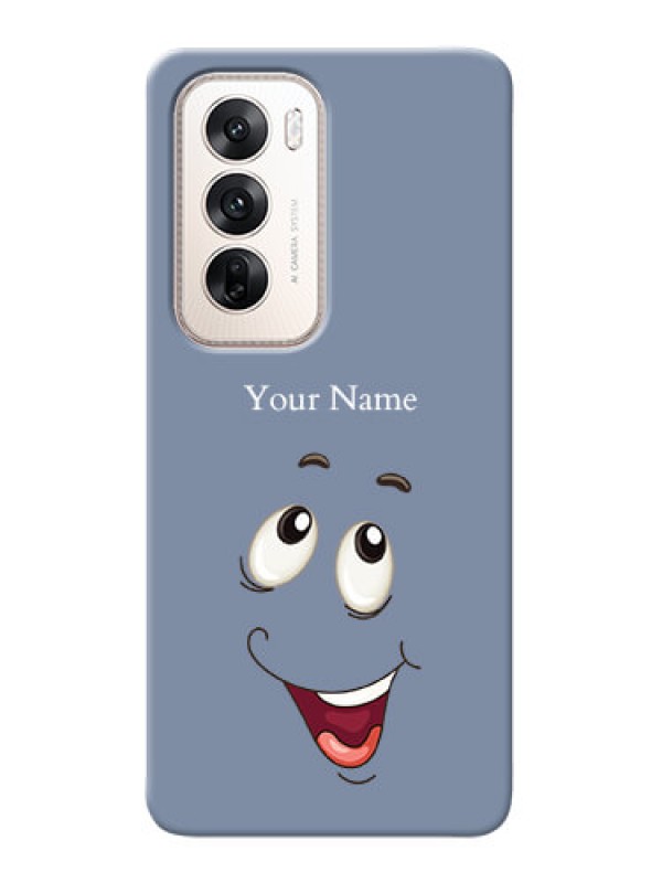 Custom Oppo Reno 12 5G Photo Printing on Case with Laughing Cartoon Face Design