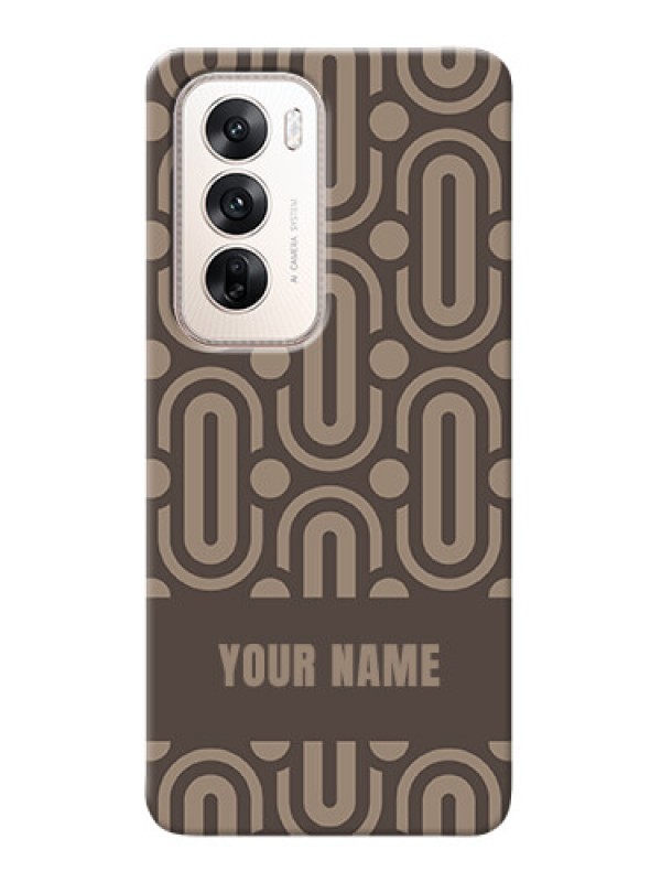 Custom Oppo Reno 12 5G Custom Phone Case with Captivating Zero Pattern Design